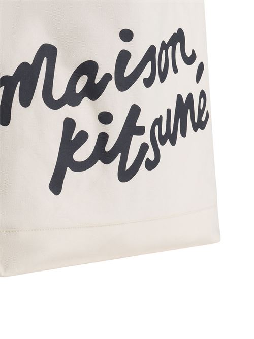Tote bag with Maison Kitsuné signature print MAISON KITSUNE' | PW05124WW9042P700